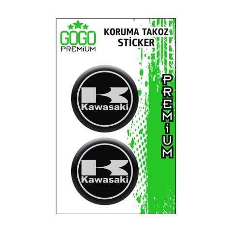 KAWASAKİ KORUMA TAKOZU 4X4 İKİLİ DAMLA STİCKER