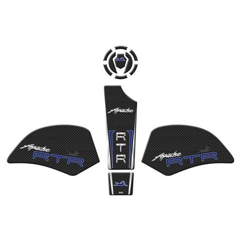 TVS APACHE RTR 200 2022 - 2025 UYUMLU TANK PAD SET 003
