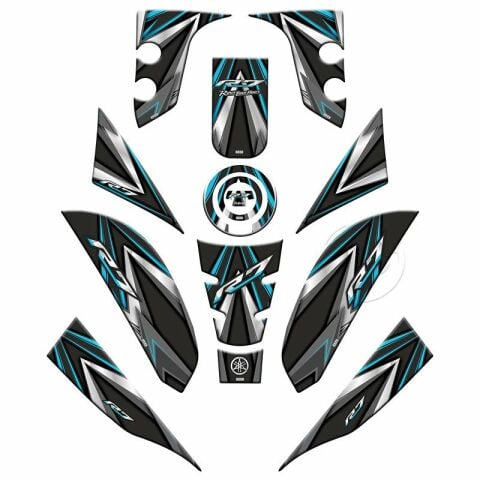 YAMAHA R7 2021 - 2024 UYUMLU FULL TANK PAD SET 005