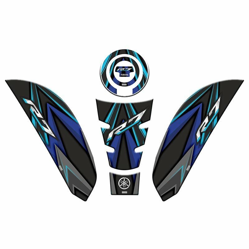 YAMAHA R7 2021 - 2024 UYUMLU TANK PAD SET 004