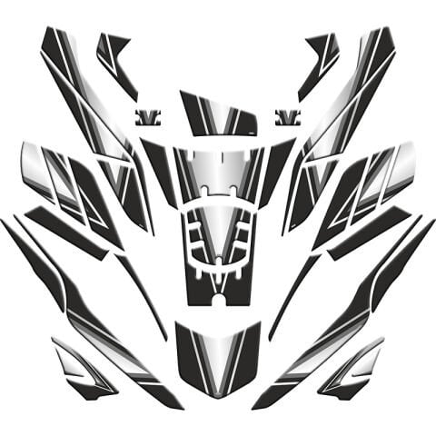 HONDA PCX 2025 UYUMLU TANK PAD SET 002