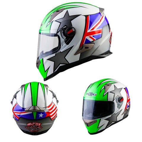 NENKİ FULL FACE KASK ŞEFFAF VİZÖR MODEL 3 L