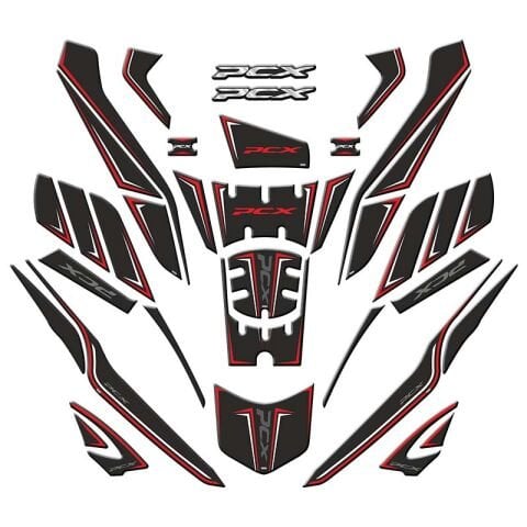 HONDA PCX 2025 UYUMLU TANK PAD SET 003