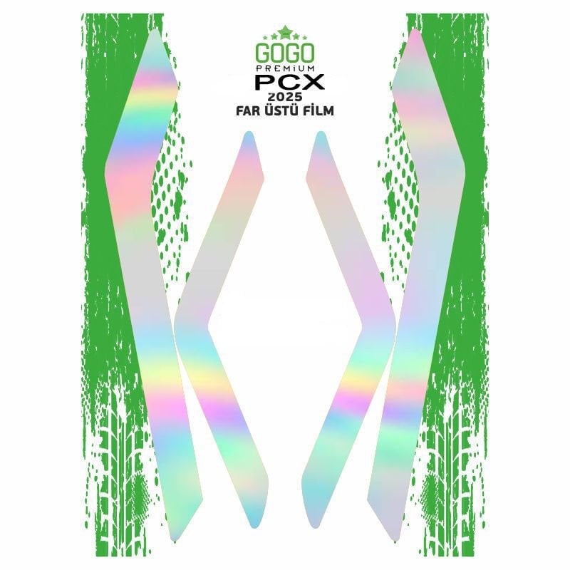 HONDA PCX 2025 UYUMLU FAR ÜSTÜ FİLM HOLOGRAM