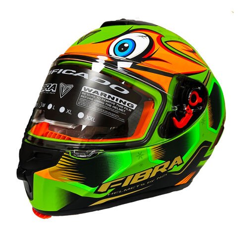 FİBRA FULL FACE KASK ŞEFFAF VİZÖR MODEL 2 XXL