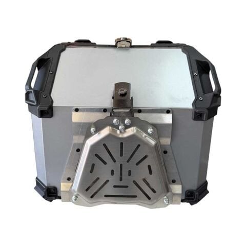 UNİVERSAL 55 LT ALÜMİNYUM MOTOSİKLET ARKA ÇANTA TAKIMI GRİ