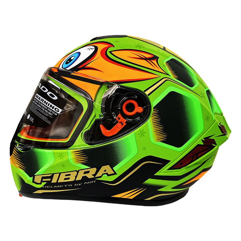 FİBRA FULL FACE KASK ŞEFFAF VİZÖR MODEL 2 L