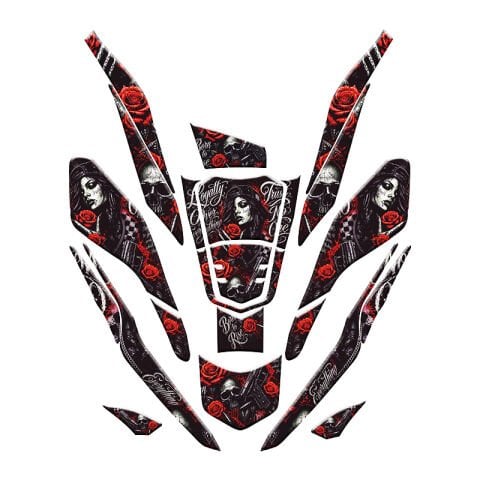 HONDA PCX 2021 - 2024 UYUMLU TANK PAD SET 022