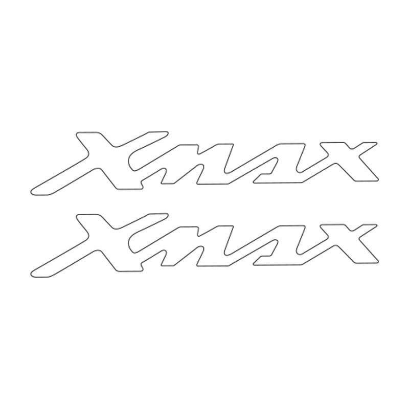 YAMAHA XMAX UYUMLU DAMLA YAZI BEYAZ 22x4 cm STİCKER