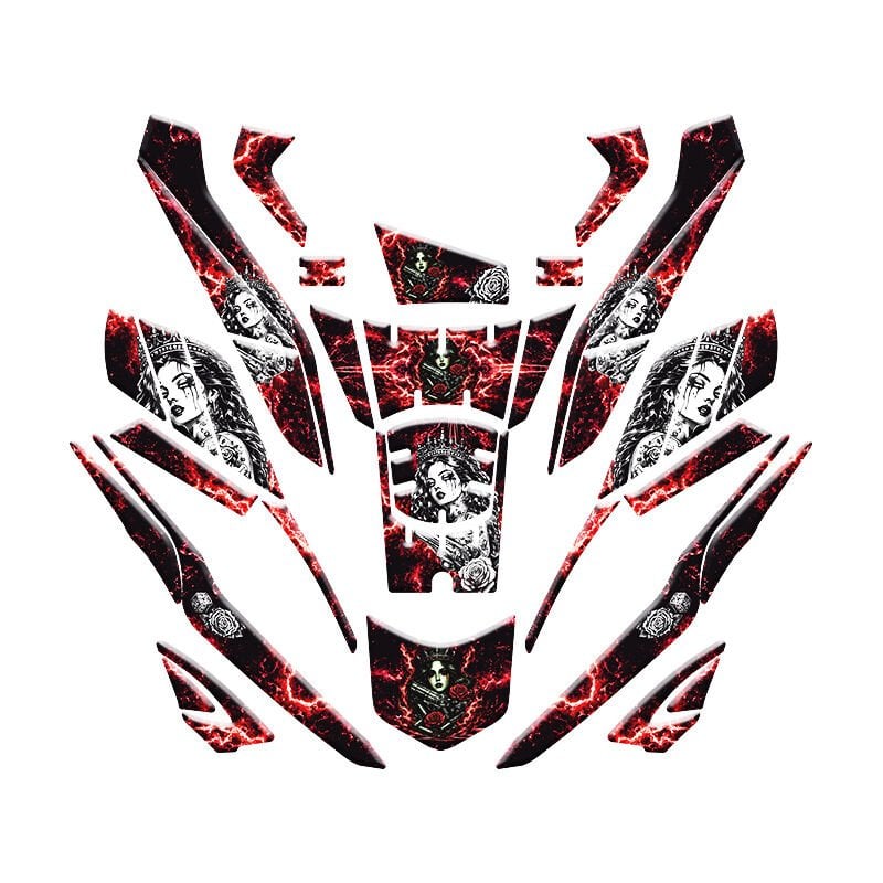 HONDA PCX 2025-2026 UYUMLU TANK PAD SET 017