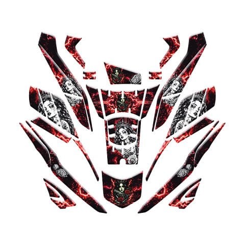 HONDA PCX 2025-2026 UYUMLU TANK PAD SET 017