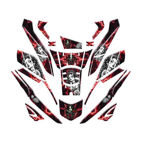 HONDA PCX 2025 - 2026 UYUMLU TANK PAD SET 017