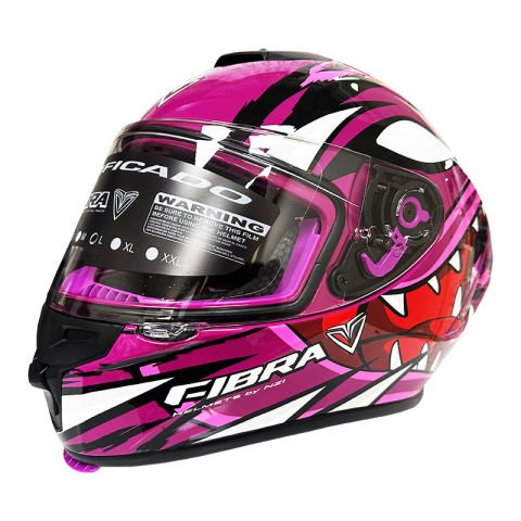 FİBRA FULL FACE KASK ŞEFFAF VİZÖR MODEL 4 M