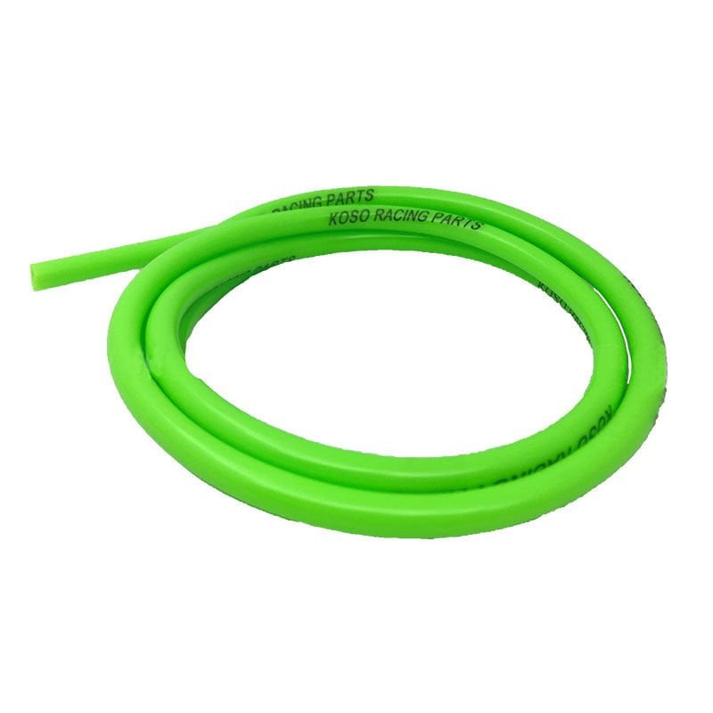 UNİVERSAL MOTOSİKLET YAKIT HORTUMU YEŞİL YÜKSEK SICAKLIK VE YÜKSEK BASINCA DAYANIKLI  5 X 8 MM 155 CM