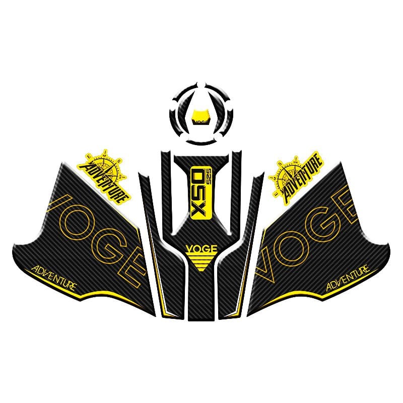 VOGE DSX 525 2022 - 2025 UYUMLU TANK PAD SET 001