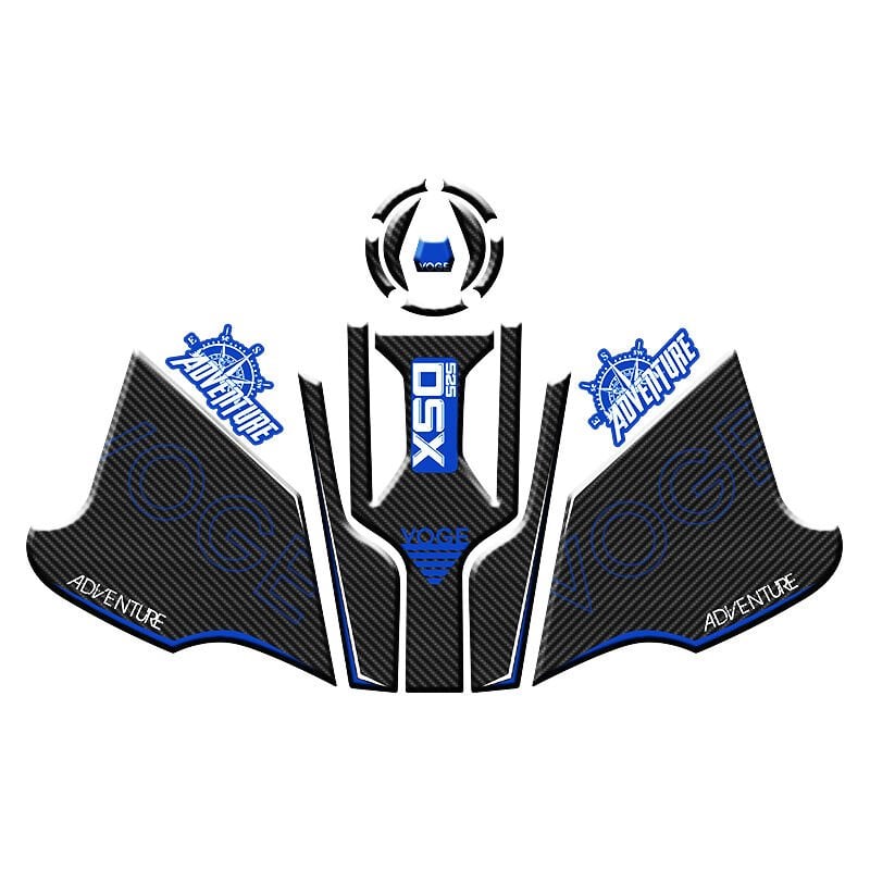 VOGE DSX 525 2022 - 2025 UYUMLU TANK PAD SET 002