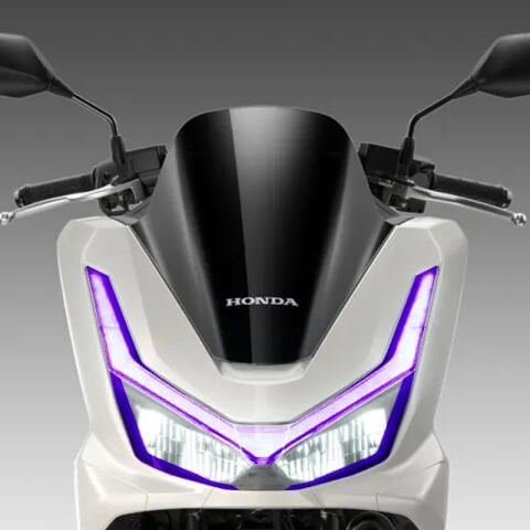 HONDA PCX 2025 UYUMLU GENİŞ FAR ÜSTÜ FİLM MOR