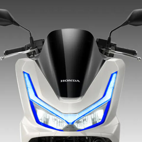 HONDA PCX 2025 - 2026 UYUMLU GENİŞ FAR ÜSTÜ FİLM MAVİ