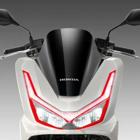 HONDA PCX 2025 UYUMLU GENİŞ FAR ÜSTÜ FİLM KIRMIZI