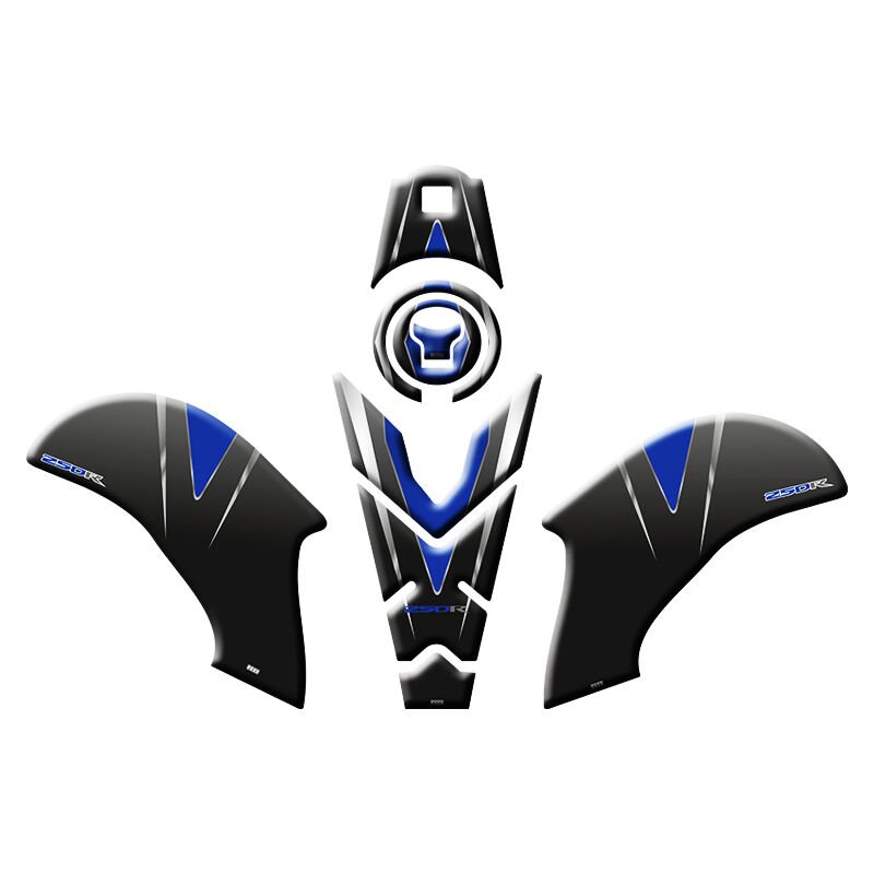 HONDA CB250R 2018 - 2023 UYUMLU Tank Pad Set 006