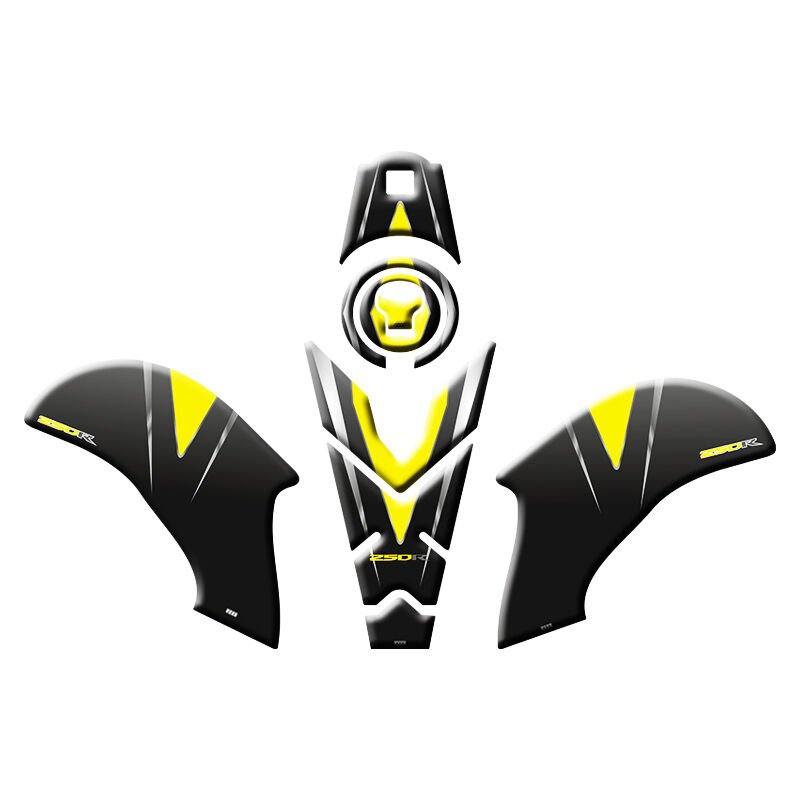 HONDA CB250R 2018 - 2023 UYUMLU Tank Pad Set 007