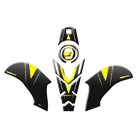 HONDA CB250R 2018 - 2023 UYUMLU Tank Pad Set 007