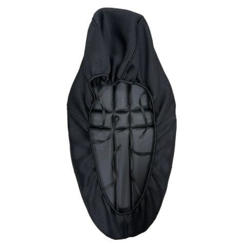 HONDA PCX 2014 - 2024 UYUMLU KONFOR HAVA DESTEKLİ KOLTUK KILIFI (MİNDER) KARBON SİYAH