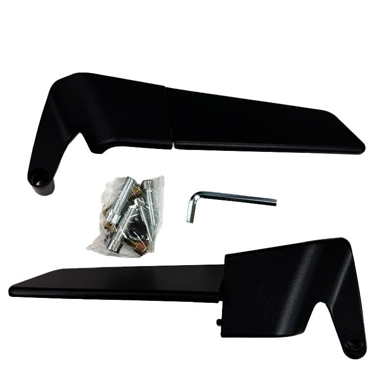 UNİVERSAL SİYAH H2 YARASA KATLANIR AYNA TEK DELİKLİ MODEL