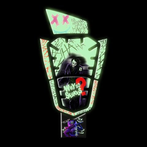 HONDA PCX 2021 - 2024 UYUMLU GECE YANAN DOĞAL RENK FOSFORLU TANK PAD 018