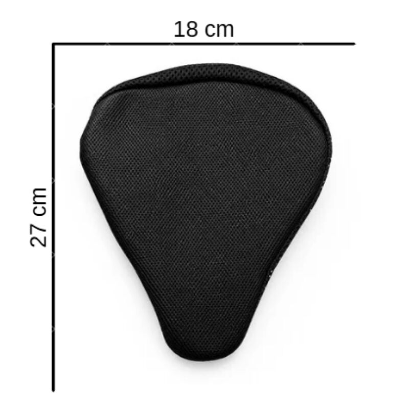BÜYÜK BOY BİSİKLET KOLTUK KILIFI DERİ 18 X 27 CM UYUMLU (SİYAH)