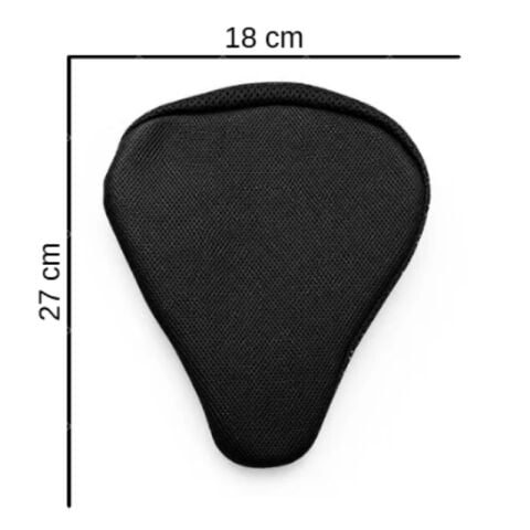 BÜYÜK BOY BİSİKLET KOLTUK KILIFI DERİ 18 X 27 CM UYUMLU (SİYAH)