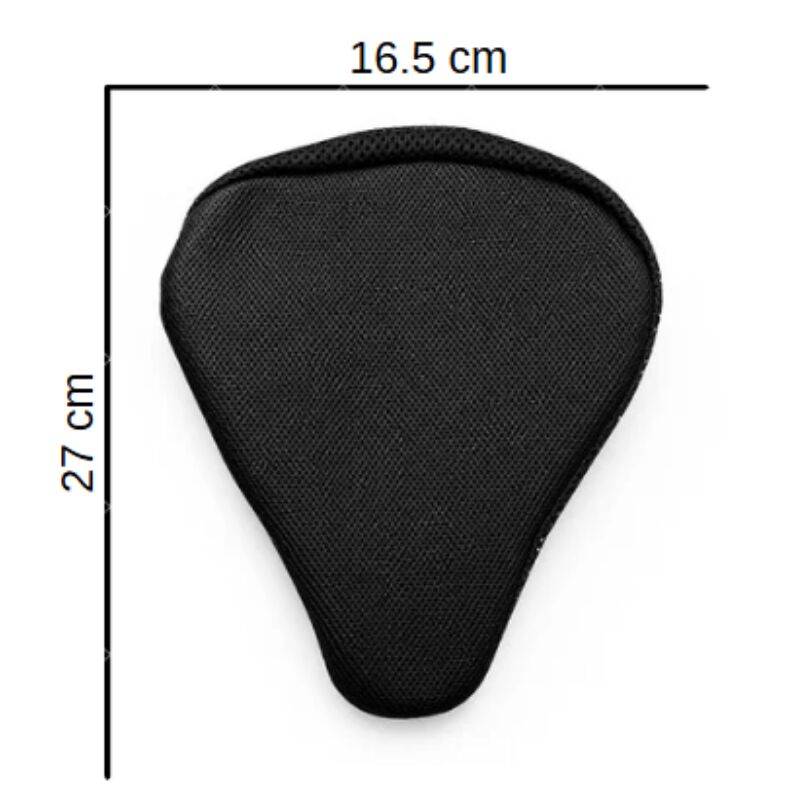KÜÇÜK BOY BİSİKLET KOLTUK KILIFI DERİ 16,5 X 27 CM UYUMLU (SİYAH)