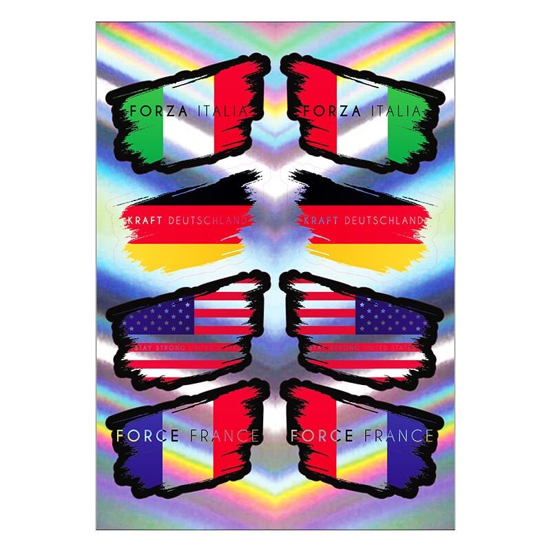 A5 HOLOGRAM STİCKER 091 TEK PAKET ÇOKLU STİCKER