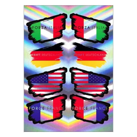 A5 HOLOGRAM STİCKER 091 TEK PAKET ÇOKLU STİCKER