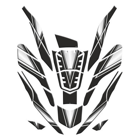 HONDA PCX 2021 - 2023 UYUMLU TANK PAD SET 004