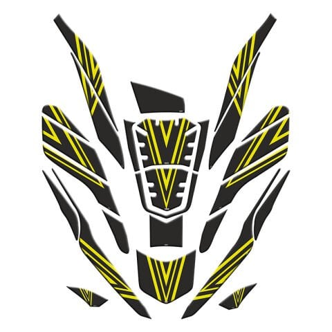 HONDA PCX 2021 - 2023 UYUMLU TANK PAD SET 008