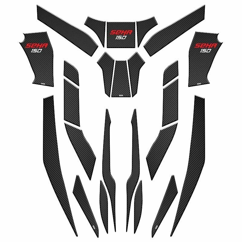 KANUNİ SEHA 150 2022 - 2024 UYUMLU 24 PARÇA TANK PAD SET 002