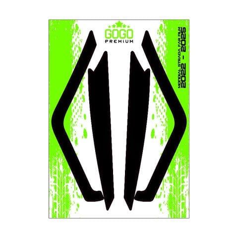 MONDİAL STRADA 2022 - 2025 UYUMLU FAR ÜSTÜ FİLM SİYAH