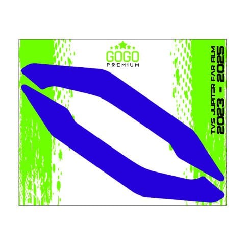 TVS JUPİTER 2023 - 2025 UYUMLU FAR ÜSTÜ FİLM MAVİ