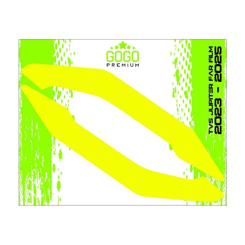 TVS JUPİTER 2023 - 2025 UYUMLU FAR ÜSTÜ FİLM SARI