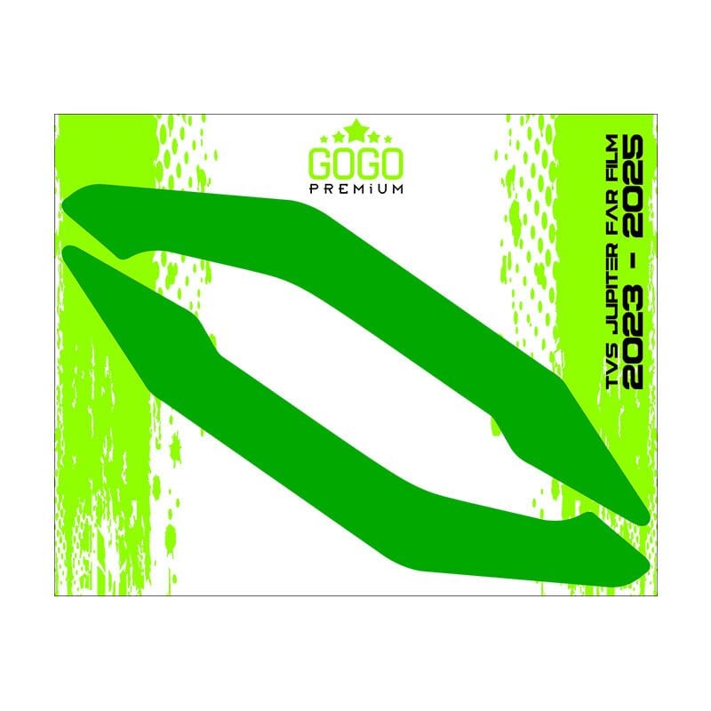 TVS JUPİTER 2023 - 2025 UYUMLU FAR ÜSTÜ FİLM YEŞİL