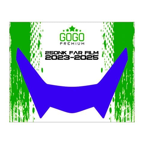 CF MOTO 250NK 2023 - 2025 UYUMLU FAR ÜSTÜ FİLM MAVİ