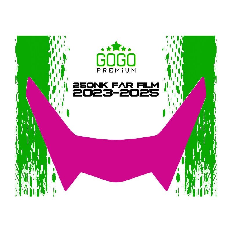 CF MOTO 250NK 2023 - 2025 UYUMLU FAR ÜSTÜ FİLM MOR