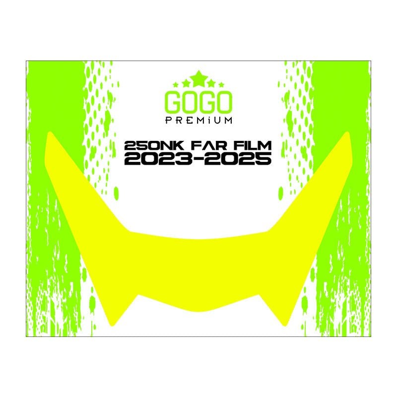 CF MOTO 250NK 2023 - 2025 UYUMLU FAR ÜSTÜ FİLM SARI