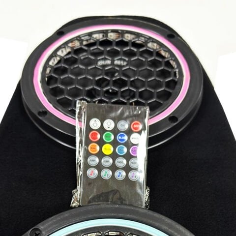 PCX Koltuk Altı Ses Sistemi 2 X 200W Hoparlör Siyah (Sese Duyarlı Led Işıklı)