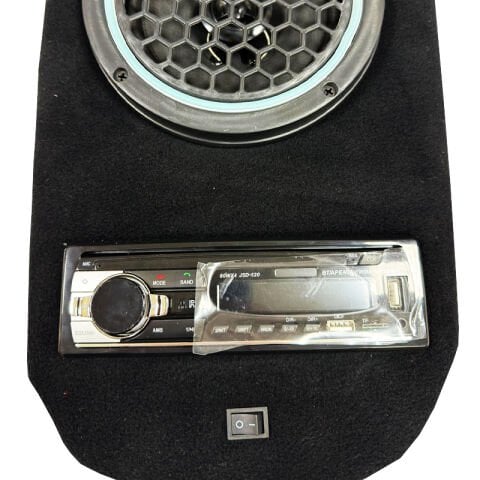 PCX Koltuk Altı Ses Sistemi 2 X 200W Hoparlör Siyah (Sese Duyarlı Led Işıklı)