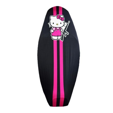 3D ÜNİVERSAL KOLTUK KILIFI SİYAH HELLO KİTTY