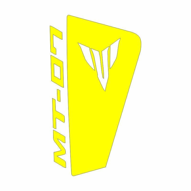YAMAHA MT07 2014 - 2017 UYUMLU SARI SİPERLİK STİCKER SET