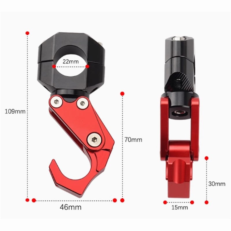 UNİVERSAL GİDON KASK ASKISI KIRMIZI