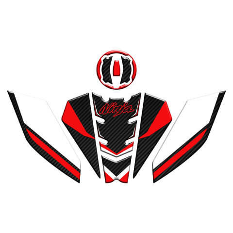 KAWASAKİ NİNJA 500 2025-2026 UYUMLU TANK PAD SET 002
